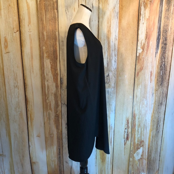 Coach Black Vachetta Sleeveless Shift Dress L NWT! - Picture 5 of 6